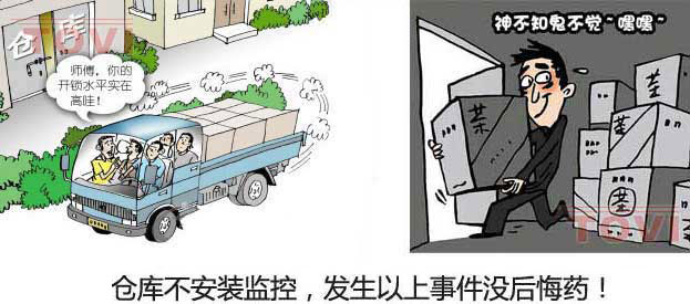 店面?zhèn)}庫監(jiān)控記錄小偷作案過程