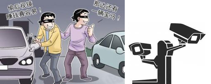 高清監(jiān)控系統(tǒng)抓拍圍墻偷盜過程